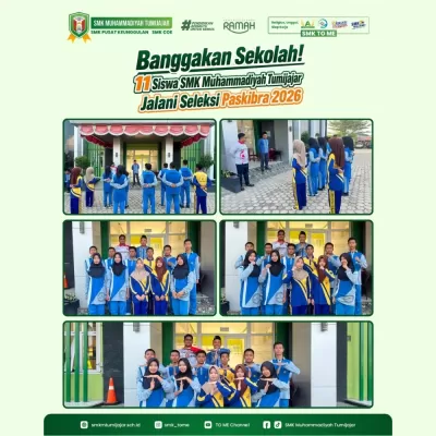 Banggakan Sekolah! 11 Siswa SMK Muhammadiyah Tumijajar Jalani Seleksi Paskibra 2026