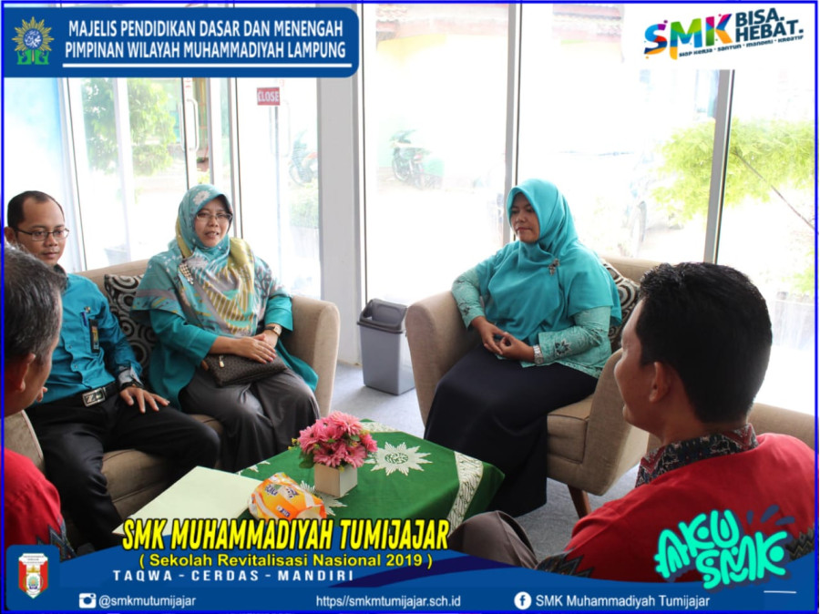 JURUSAN PERBANKAN SYARIAH SMK MUHAMMADIYAH TUMIJAJAR SAMBUT KUNJUNGAN DARI BPRS TANI TULANG BAWANG BARAT