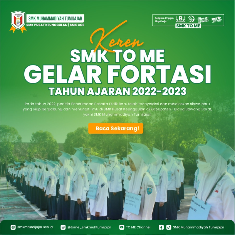 SMK MUHAMMADIYAH TUMIJAJAR GELAR FORTASI TAHUN AJARAN 2022-2023