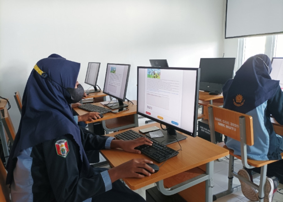 SISTEM PENILAIAN BERGANTI, SMKM TO ME SELENGGARAKAN PERSIAPAN ASSESSMENT NASIONAL BERBASIS KOMPUTER ATAU ANBK