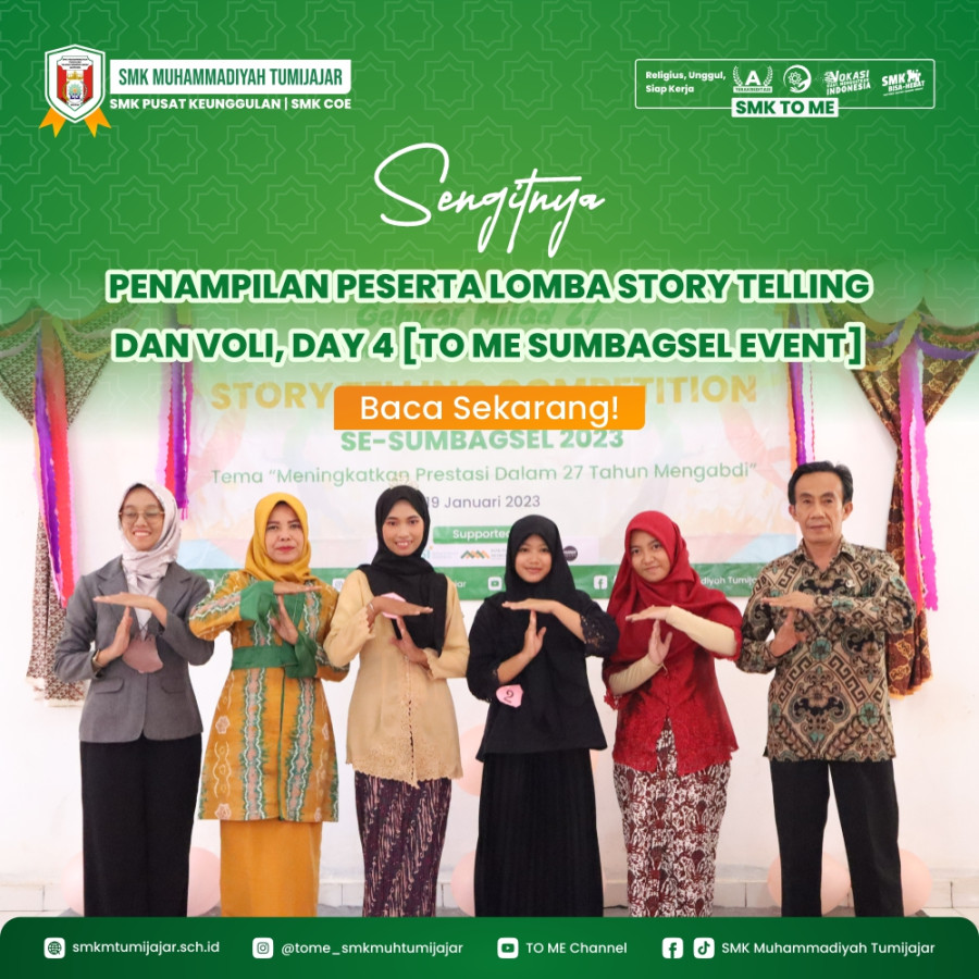 SENGITNYA PENAMPILAN PESERTA LOMBA STORY TELLING DAN VOLI, DAY 4 [TO ME SUMBAGSEL EVENT]
