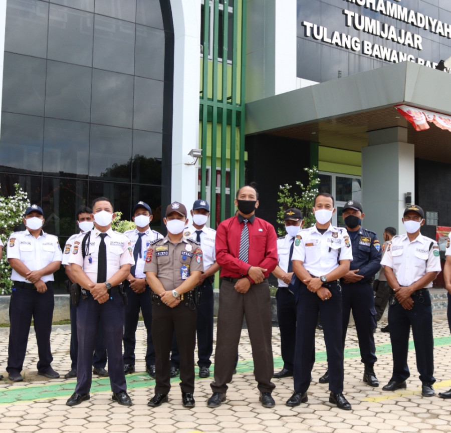 SECURITY UNIT MEMBERS AND BUJP PERSONNEL WERE ATTENDED THE VIRTUAL INVITATION FOR THE 40TH ANNIVERSARY OF SECURITY UNIT AT SMK MUTU TUBABA