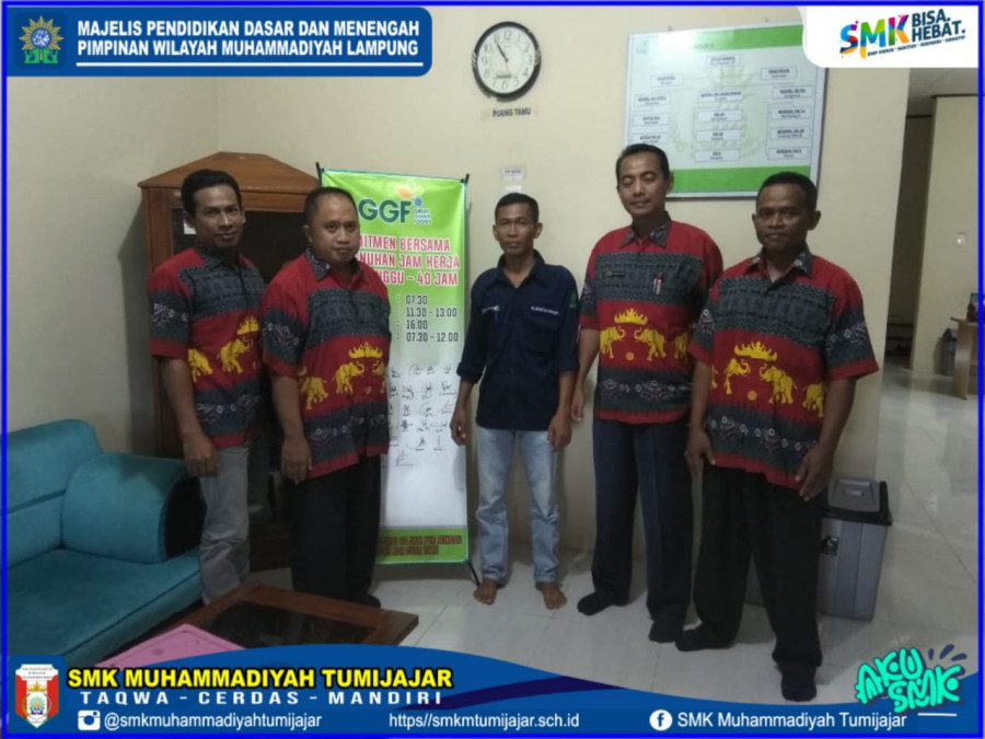 PERLUAS JARINGAN INDUSTRI, SMK MUTU JALIN KERJASAMA DENGAN PT GREAT GIANT PINEAPPLE (GGP) HUMAS JAYA LAMPUNG TENGAH
