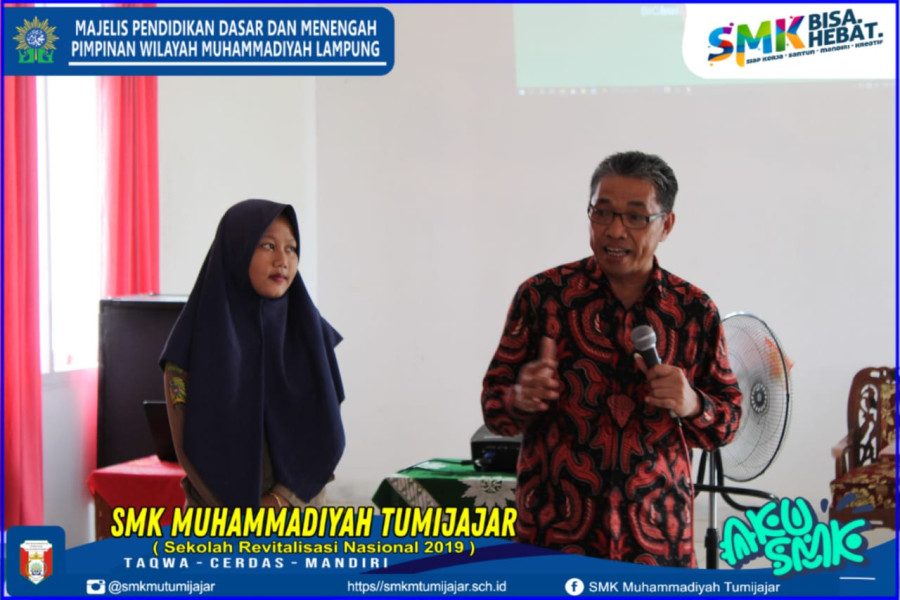 PEDULI MASA DEPAN SISWA, UM METRO GELAR SOSIALISASI KAMPUS DI SMK MUHAMMADIYAH TUMIJAJAR