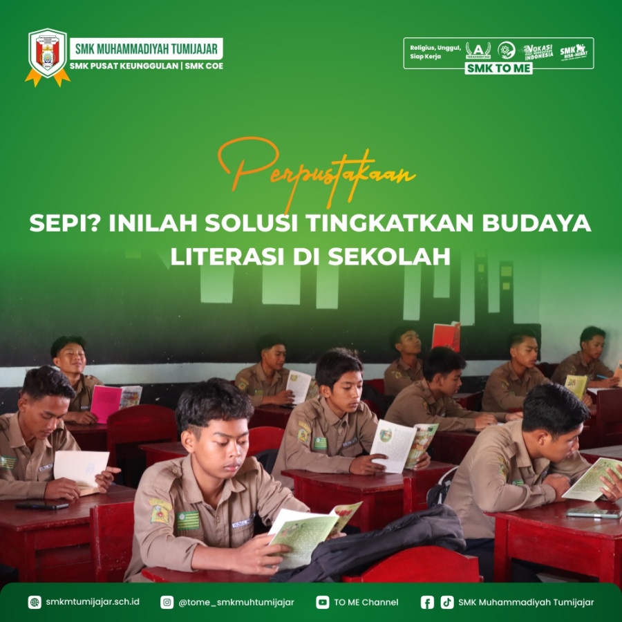 PERPUSTAKAAN SEPI? INILAH SOLUSI TINGKATKAN BUDAYA LITERASI DI SEKOLAH