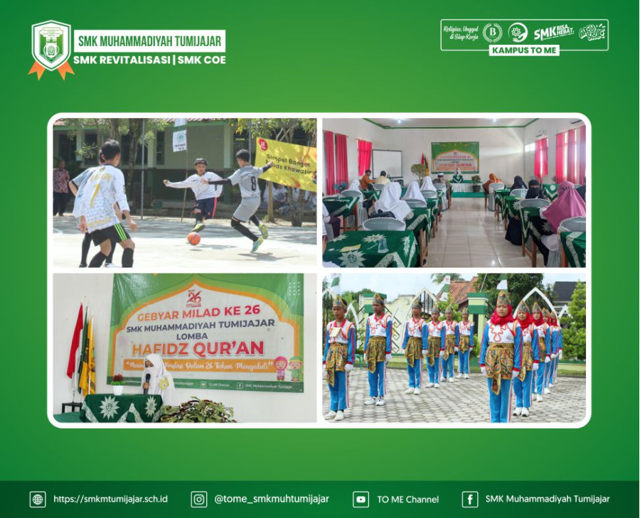 GEBYAR MILAD SMK MUHAMMADIYAH TUMIJAJAR KE 26, YUK INTIP KESERUANNYA!