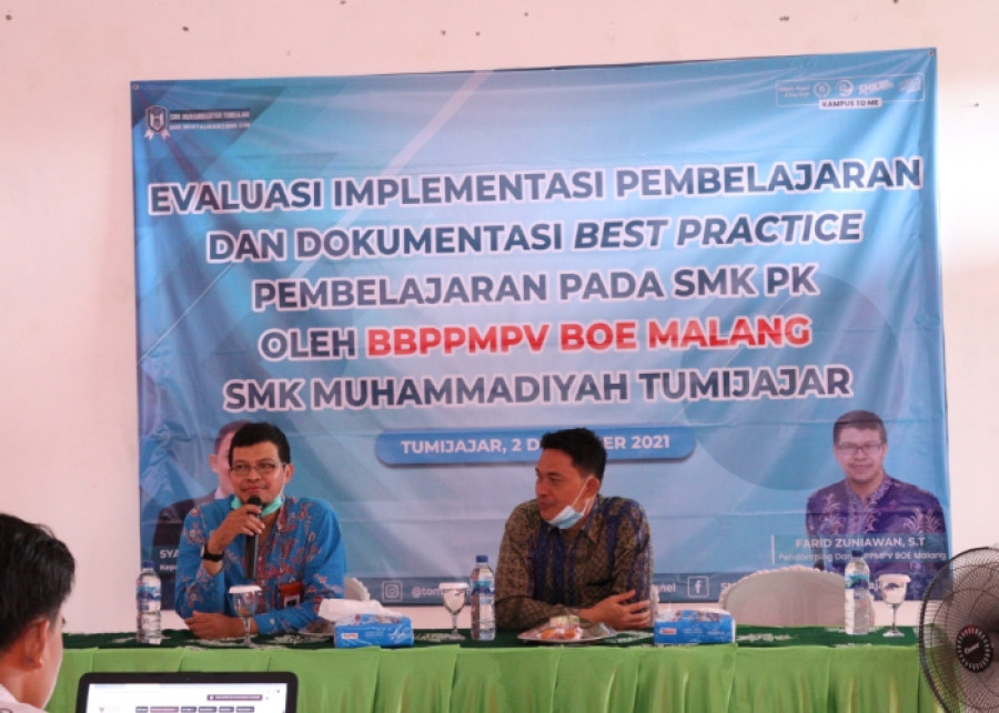 KEGIATAN PENDAMPINGAN KOS & BEST PRACTICE IMPLEMENTASI PEMBELAJARAN SMK PK 2021