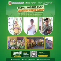 BUPATI TUBABA BUKA AISYIYAH CADRE CAMP, HW SMK MUHAMMADIYAH TUMIJAJAR BERPERAN DALAM KESUKSESAN ACARA