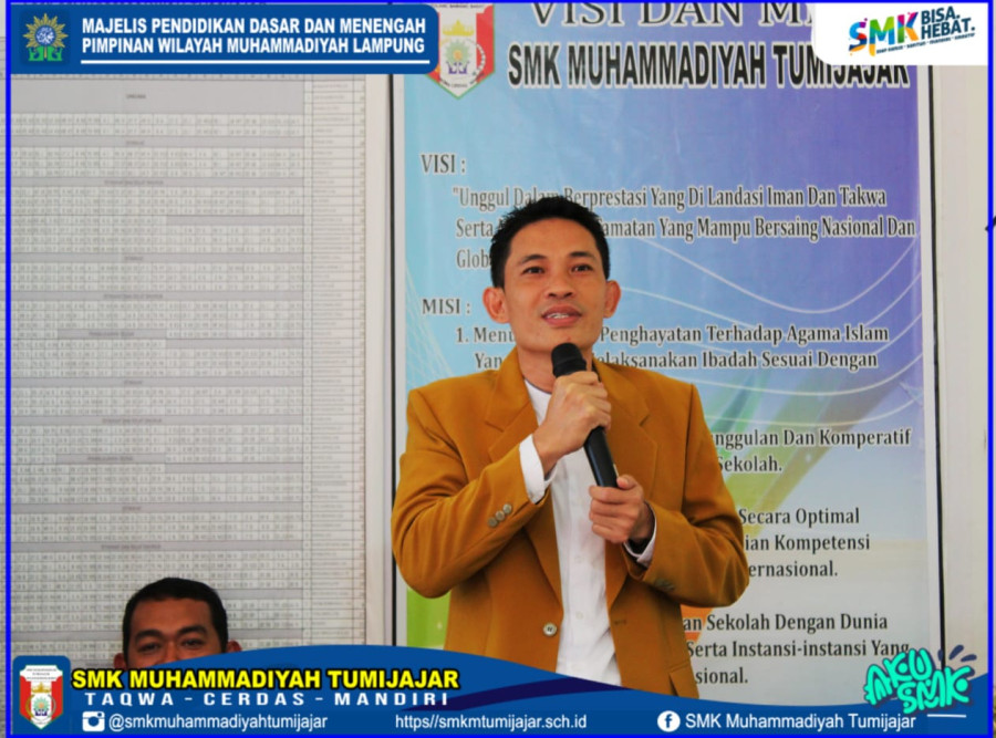 SMK MUTU SIAP SAMBUT MILAD MUHAMMADIYAH KE-110 TAHUN