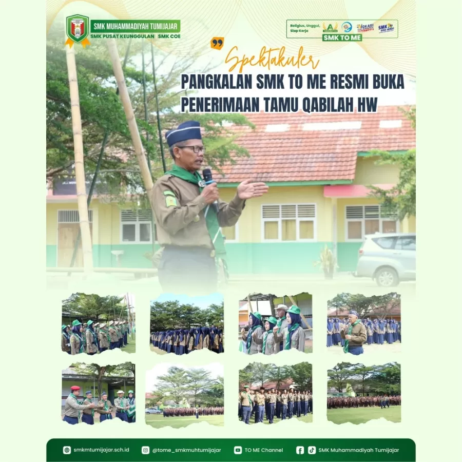 SPEKTAKULER! PANGKALAN SMK TO ME RESMI BUKA PENERIMAAN TAMU QABILAH HW
