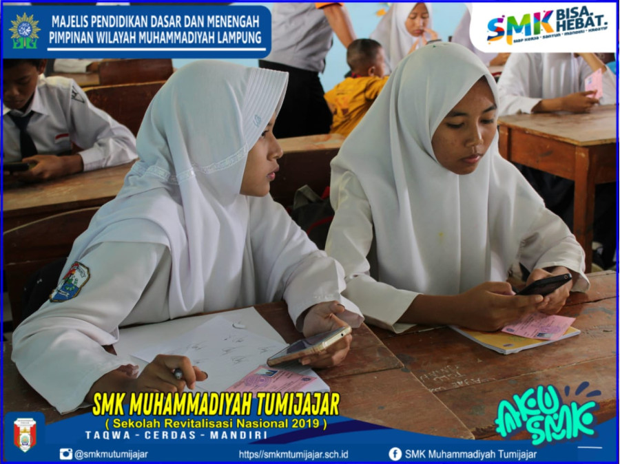 PPDB GELOMBANG 1 SMK MUHAMMADIYAH TUMIJAJAR TELAH BERBASIS ANDROID
