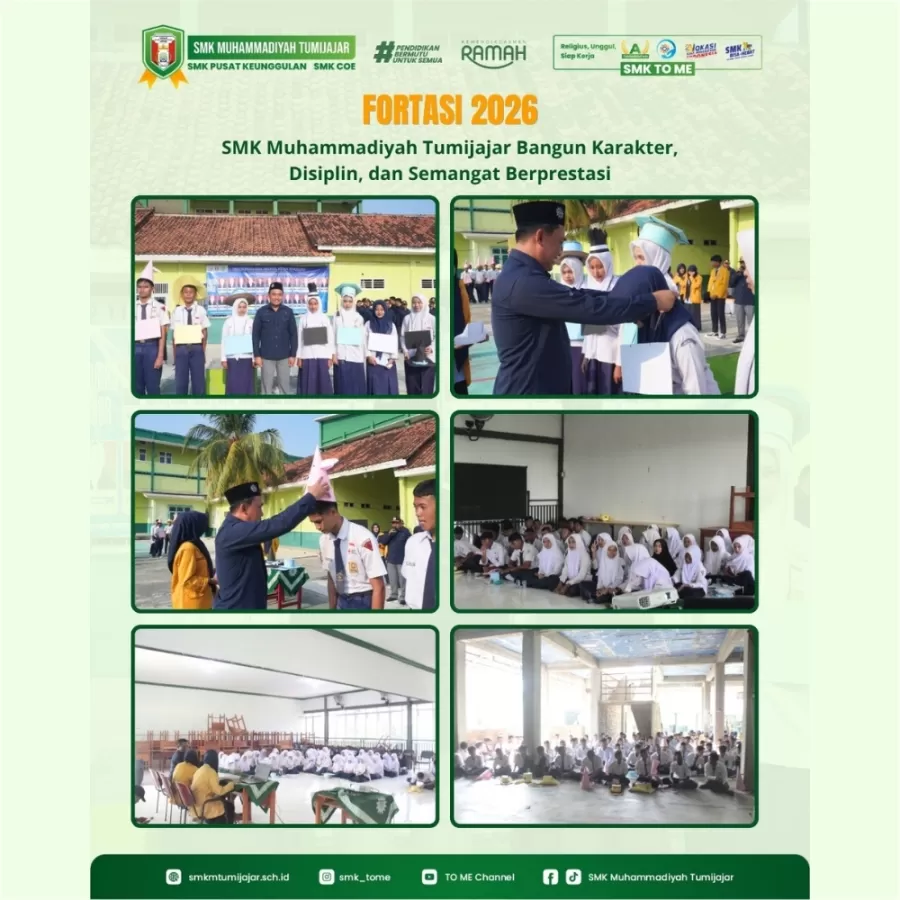 FORTASI 2026 SMK Muhammadiyah Tumijajar: Bangun Karakter, Disiplin, dan Semangat Berprestasi