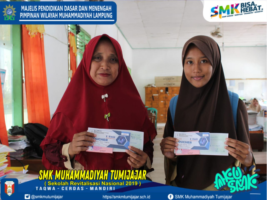 SELAMAT ATAS HASIL KELULUSAN ADIK-ADIK SMP/SEDERAJAT DI PPDB GELOMBANG 1 SMK MUHAMMADIYAH TUMIJAJAR