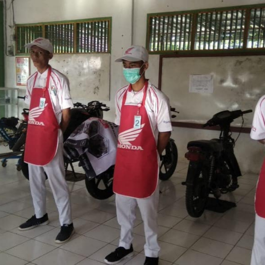 UKK TEKNIK BISNIS SEPEDA MOTOR SMK MUHAMMADIYAH TUMIJAJAR GANDENG TDM LAMPUNG