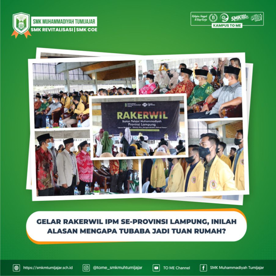 GELAR RAKERWIL IPM SE-PROVINSI LAMPUNG, INILAH ALASAN MENGAPA TUBABA JADI TUAN RUMAH?