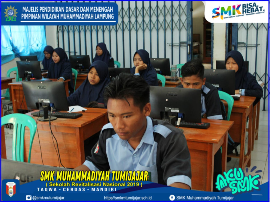 SMK MUTU LAKSANAKAN PAS GANJIL DENGAN BERBASIS ANDROID