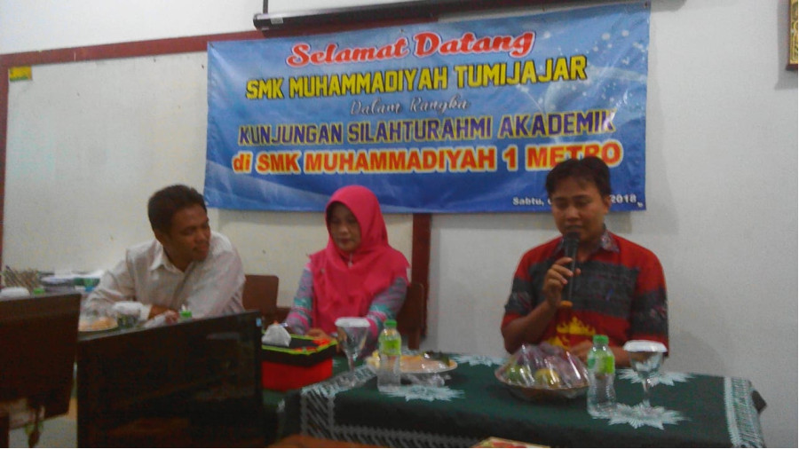 SMK Muhammadiyah Tumijajar Kunjungan Ke SMK Muhammadiyah 1 Metro