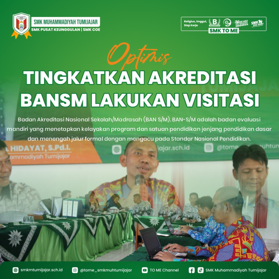 OPTIMIS TINGKATKAN AKREDITASI, BANSM LAKUKAN VISITASI 