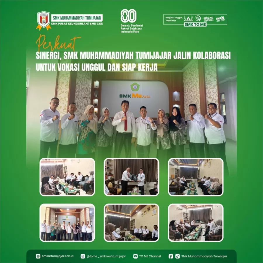 PERKUAT SINERGI, SMK MUHAMMADIYAH JALIN KOLABORASI UNTUK VOKASI UNGGUL DAN SIAP KERJA