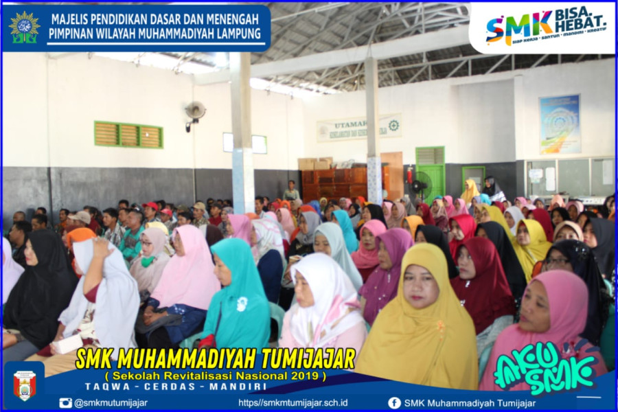 RAPAT PERSIAPAN PKL SMK MUTU BERSAMA ORANG TUA SISWA KELAS XI