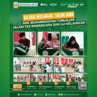 Seleksi Berlanjut, Calon Guru SMK Muhammadiyah Tumijajar Jalani Tes Wawancara dan Uji Kelayakan