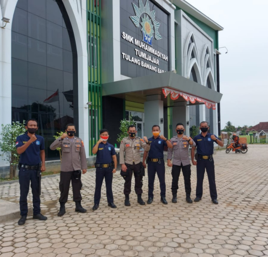 TINGKATKAN KEMAMPUAN SATPAM KAMPUS TO ME, POLRES TULANG BAWANG BARAT LAKUKAN PEMBINAAN DAN PELATIHAN