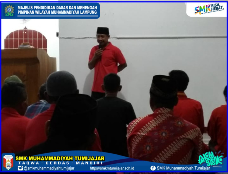 MALAM 14 RAMADHAN, MASJID SMK MUTU DIPENUHI JAMAAH PENDEKAR TAPAK SUCI SE-PROVINSI LAMPUNG
