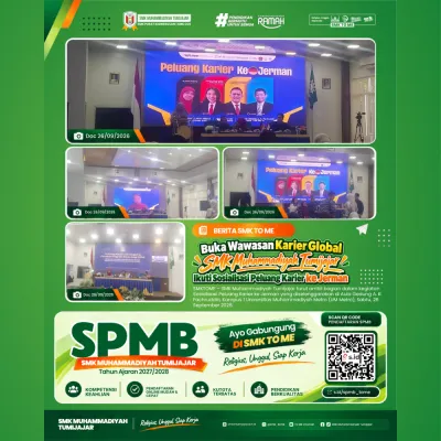 Buka Wawasan Karier Global, SMK Muhammadiyah Tumijajar Ikuti Sosialisasi Peluang Karier ke Jerman