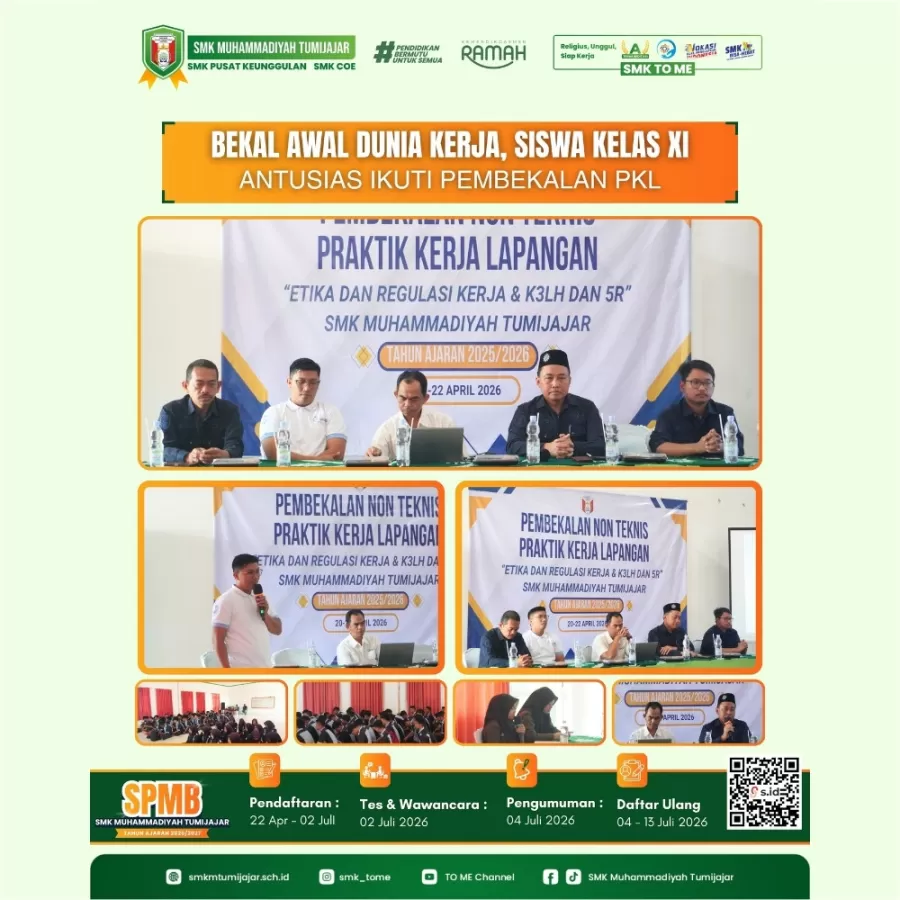 Bekal Awal Dunia Kerja, Siswa Kelas XI Antusias Ikuti Pembekalan PKL