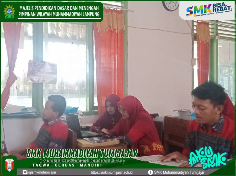 TUMBUHKAN KARAKTER RELIGIUS, PTK SMK MUTU RUTIN TADARUS PAGI